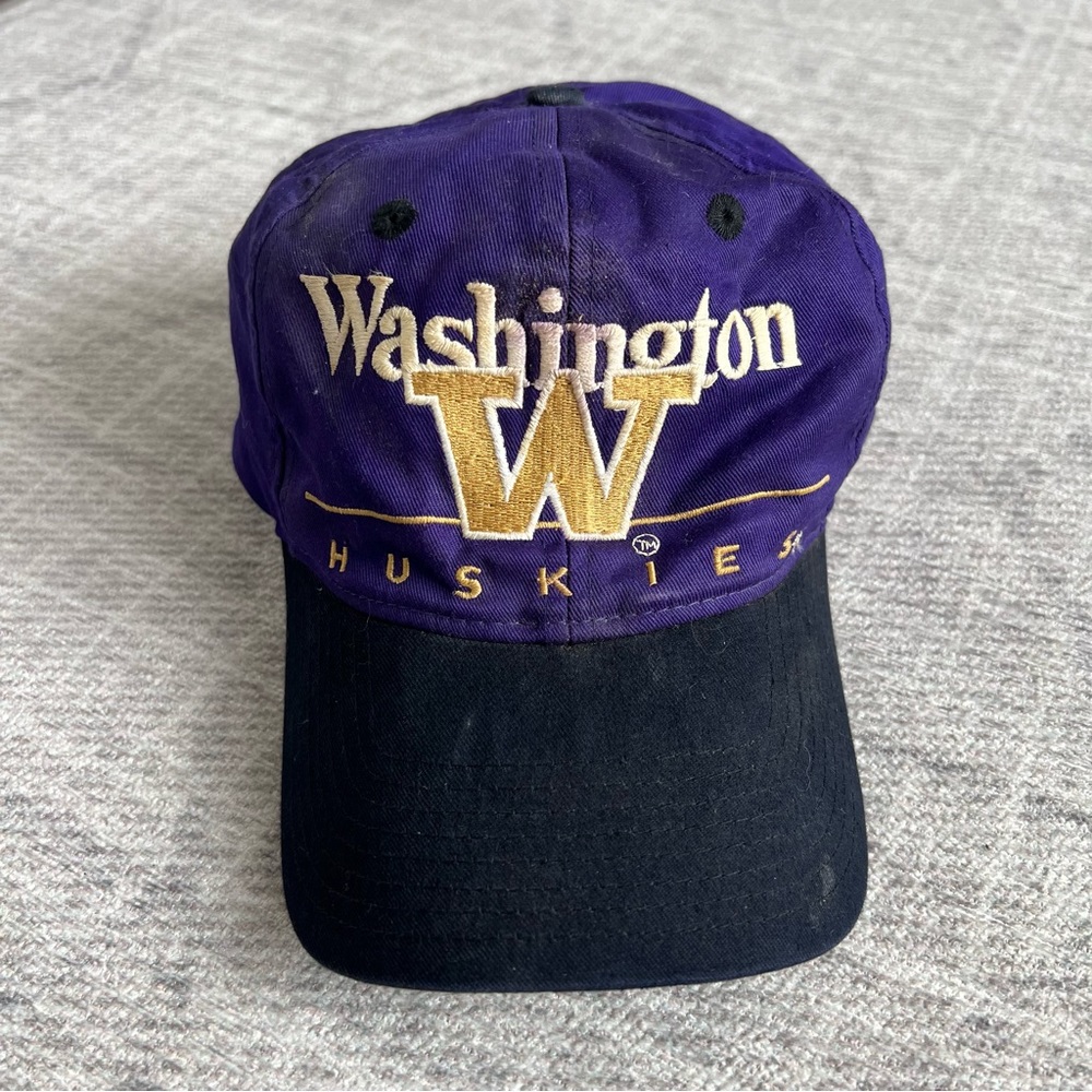 Vintage 1990s Twin Enterprises Men’s NCAA UW Huskies Dawgs SnapBack College Hat